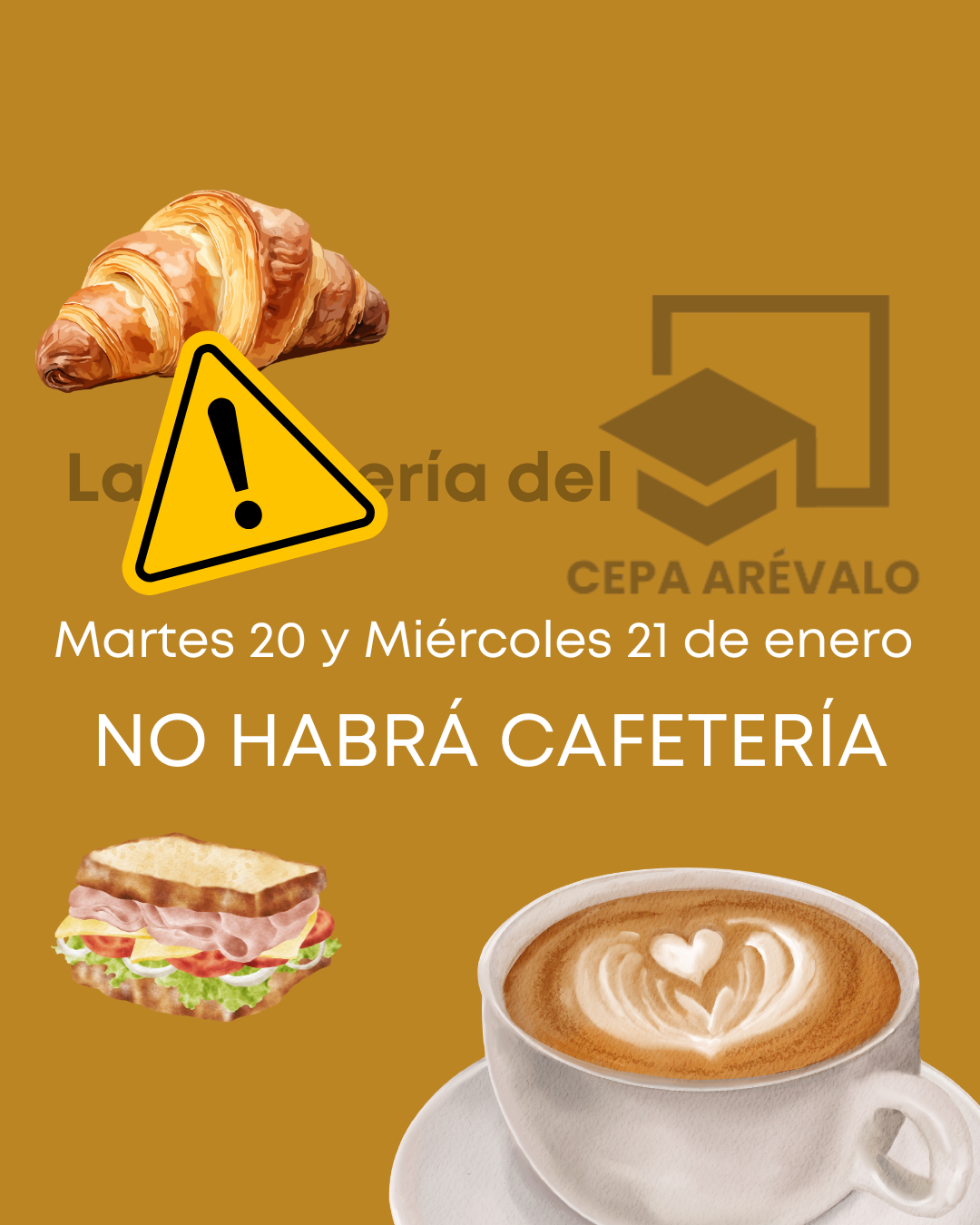 No cafetería ENERO